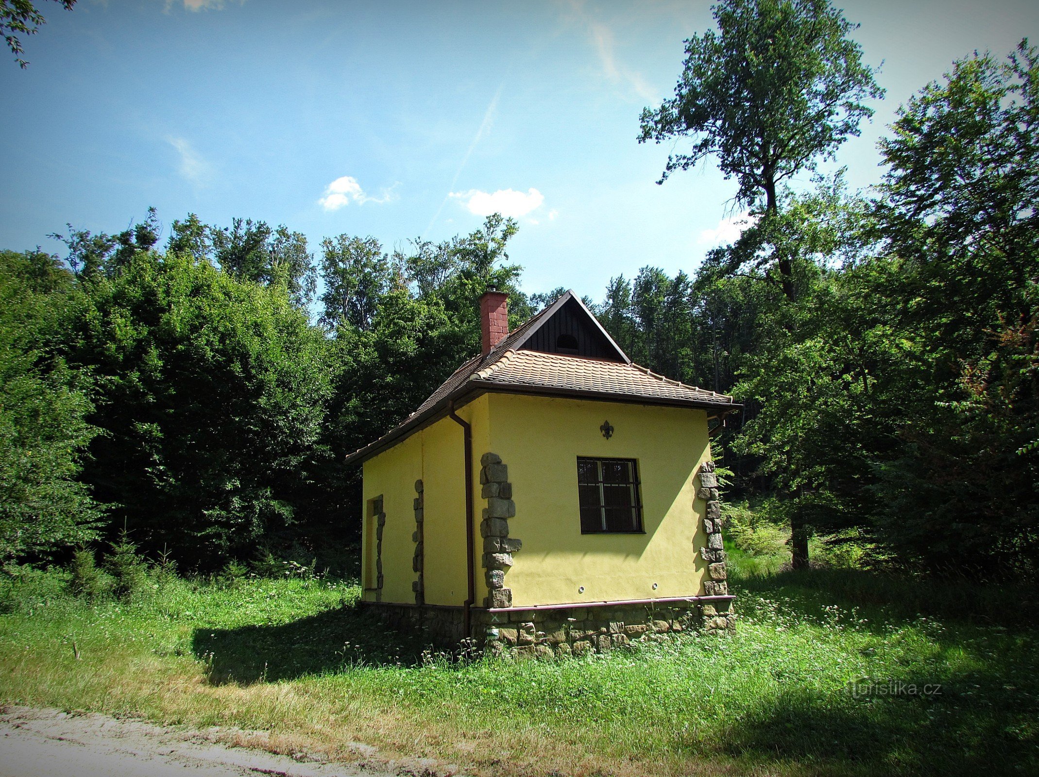 Chřiby - pavilhão de caça Hubertka