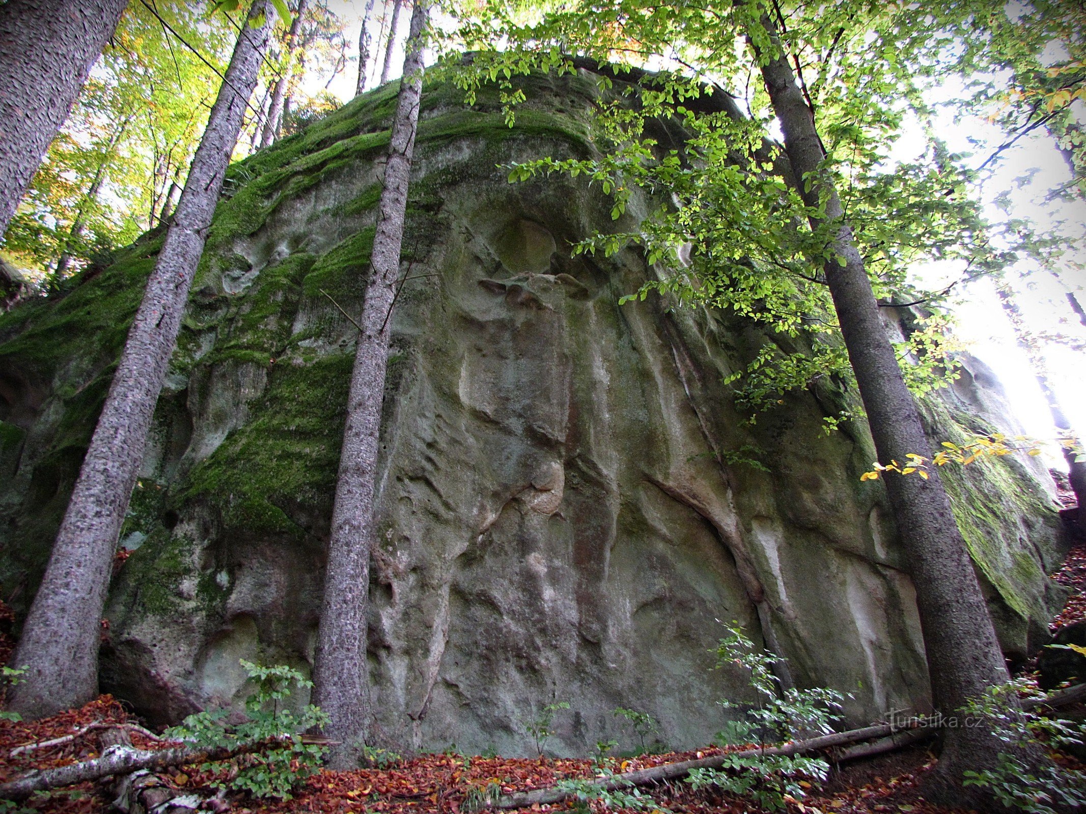 Chřiby - Miláčka-Felsen