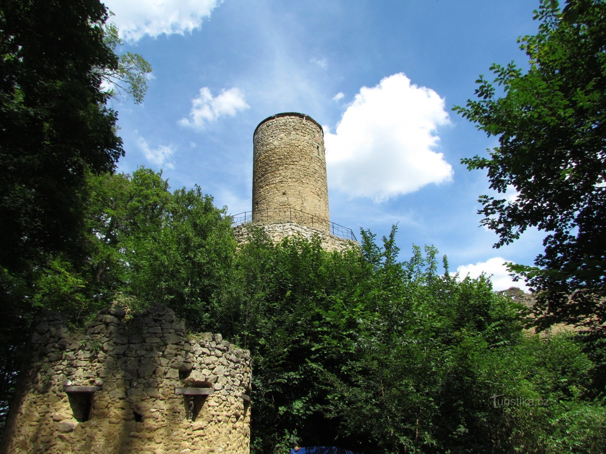 Chřiby - ruins of Cimburka castle