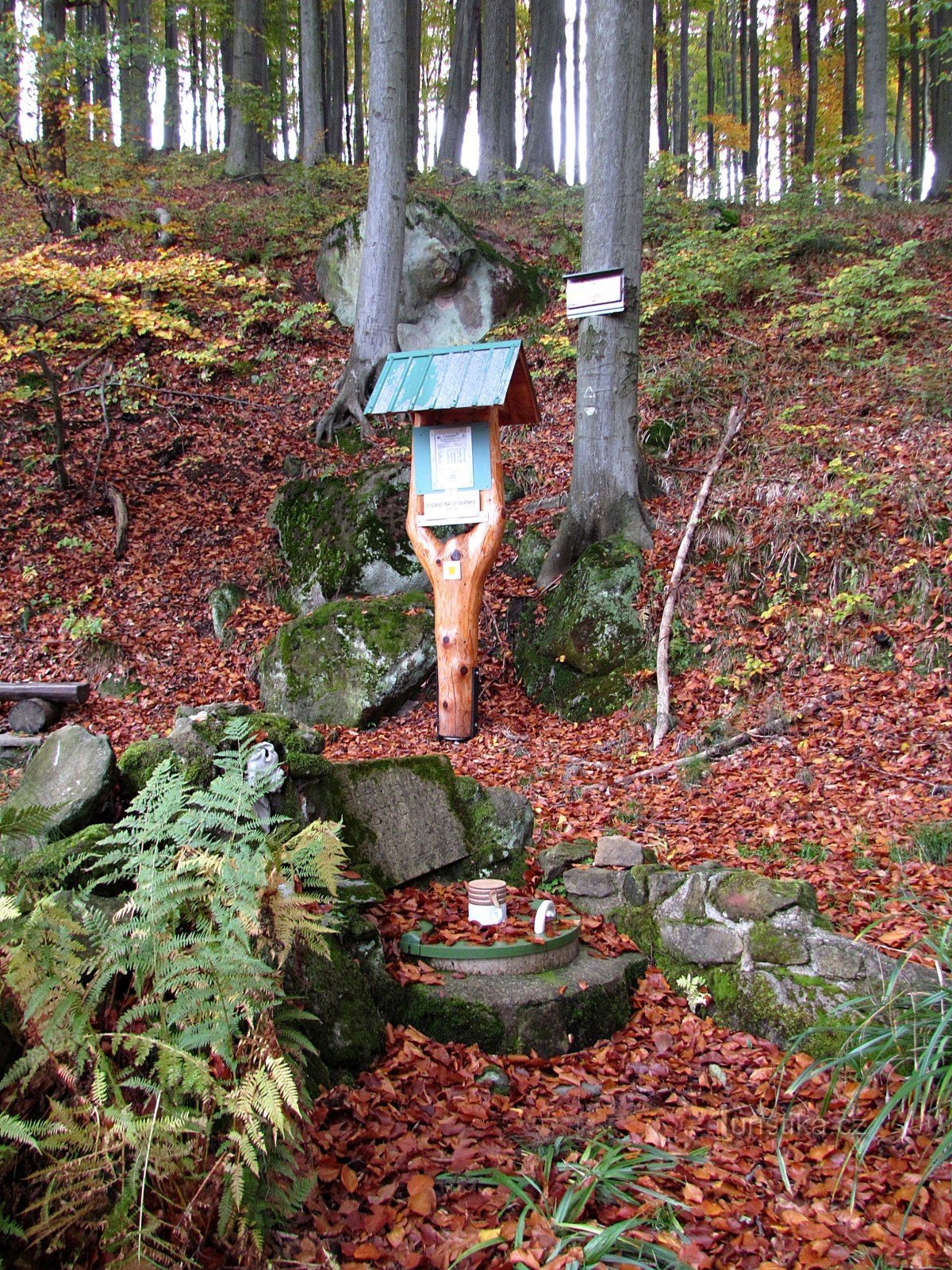 Chřiby - Brunnen von Zuzančina