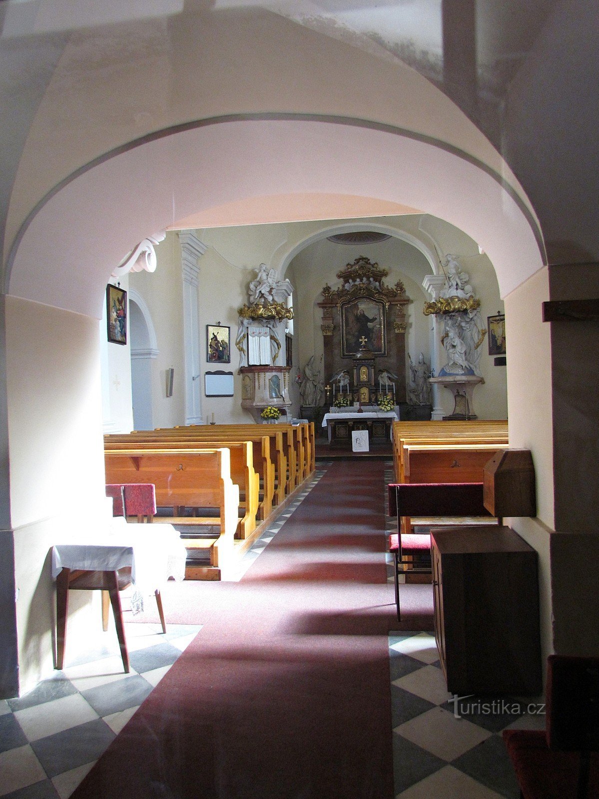 Chropyně - εκκλησία του St. Giljí