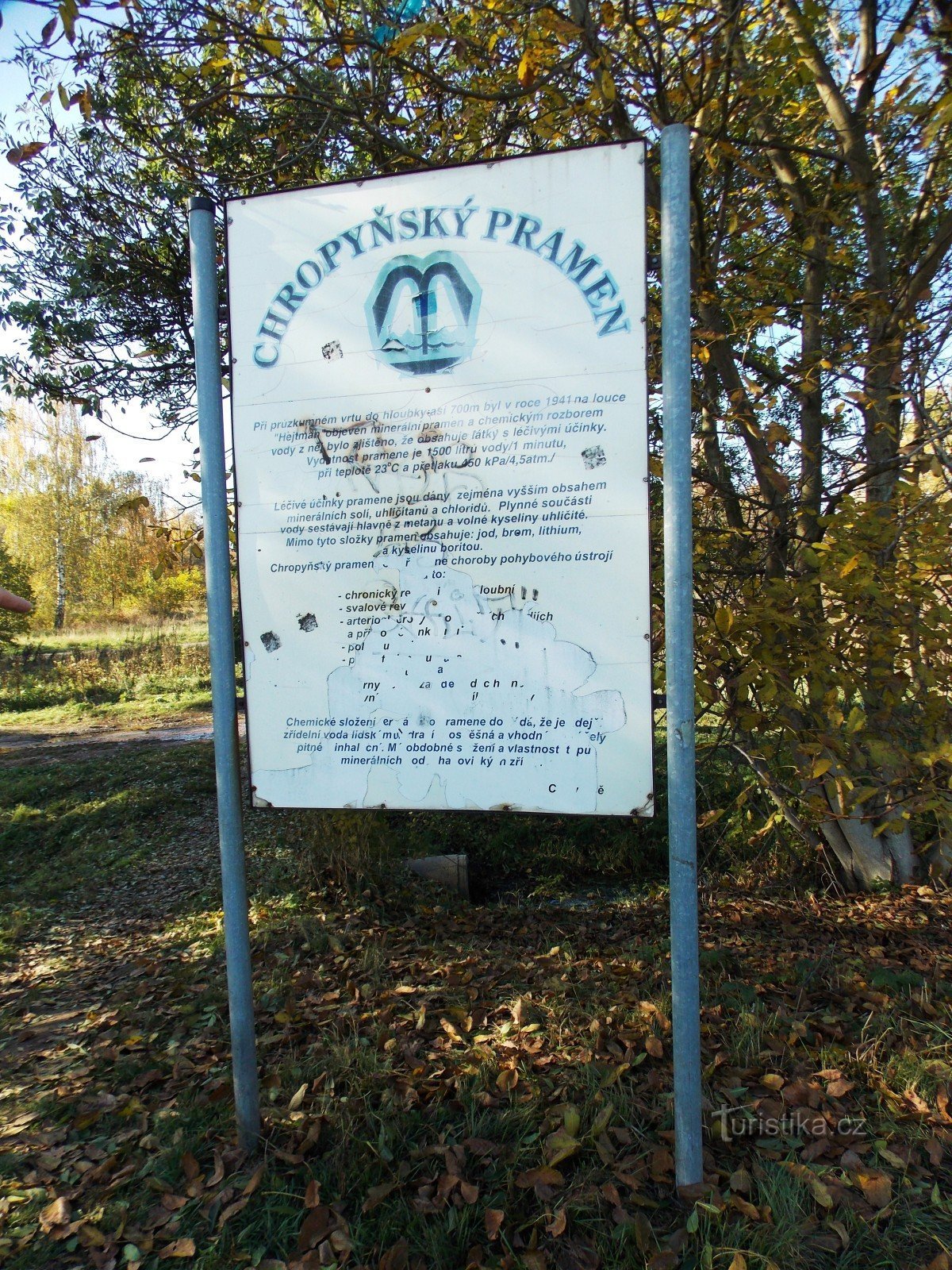 Chropyňský mineral spring