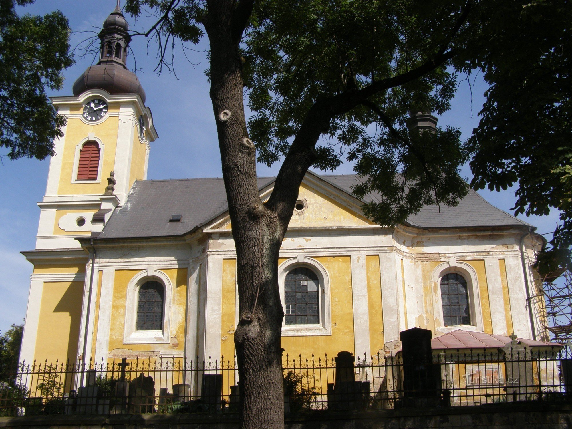 Chroustov - Kirche der Himmelfahrt der Jungfrau Maria