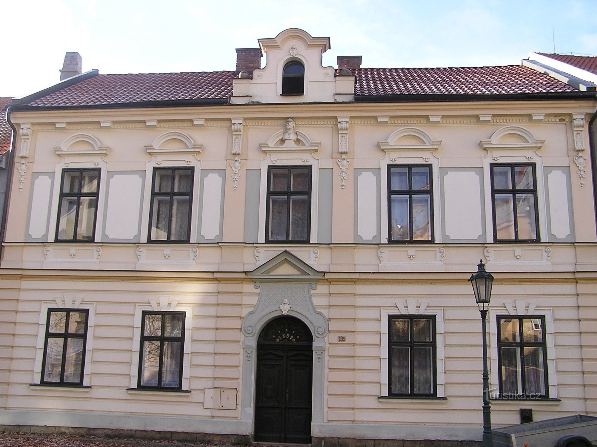 Chrudim - bust of Jan Žižka from Trocnov