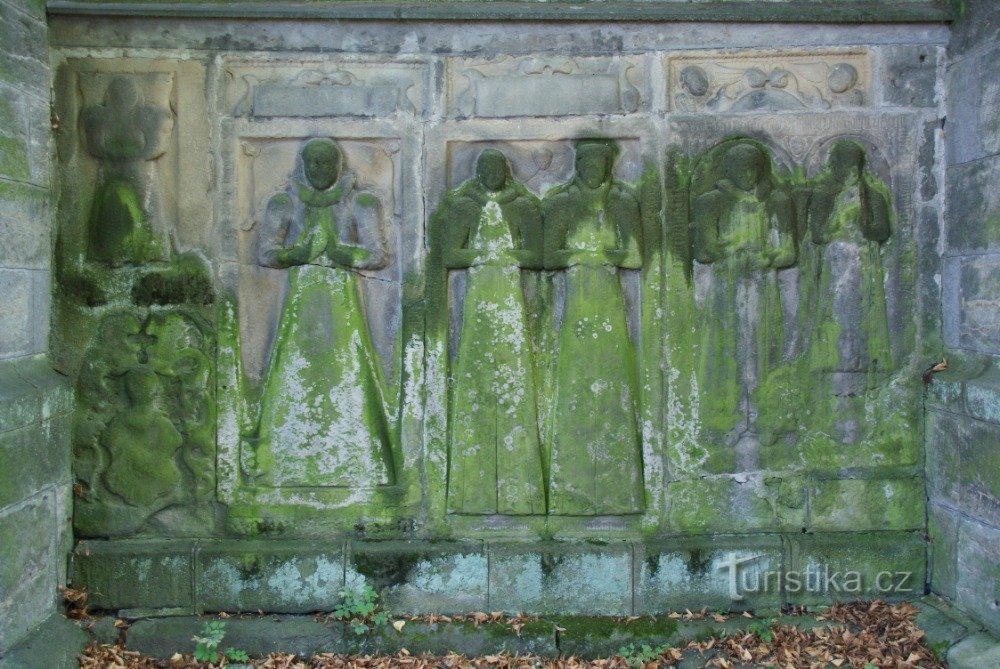 Chrudim – Pierres tombales Renaissance de l'église St. Michel, l'archange