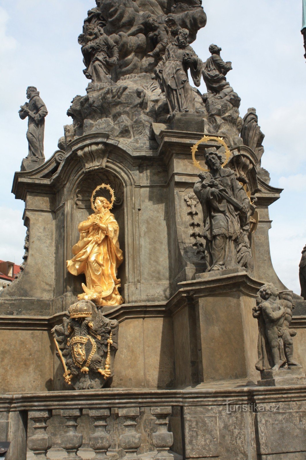 Chrudim - colonne de la Transfiguration du Seigneur