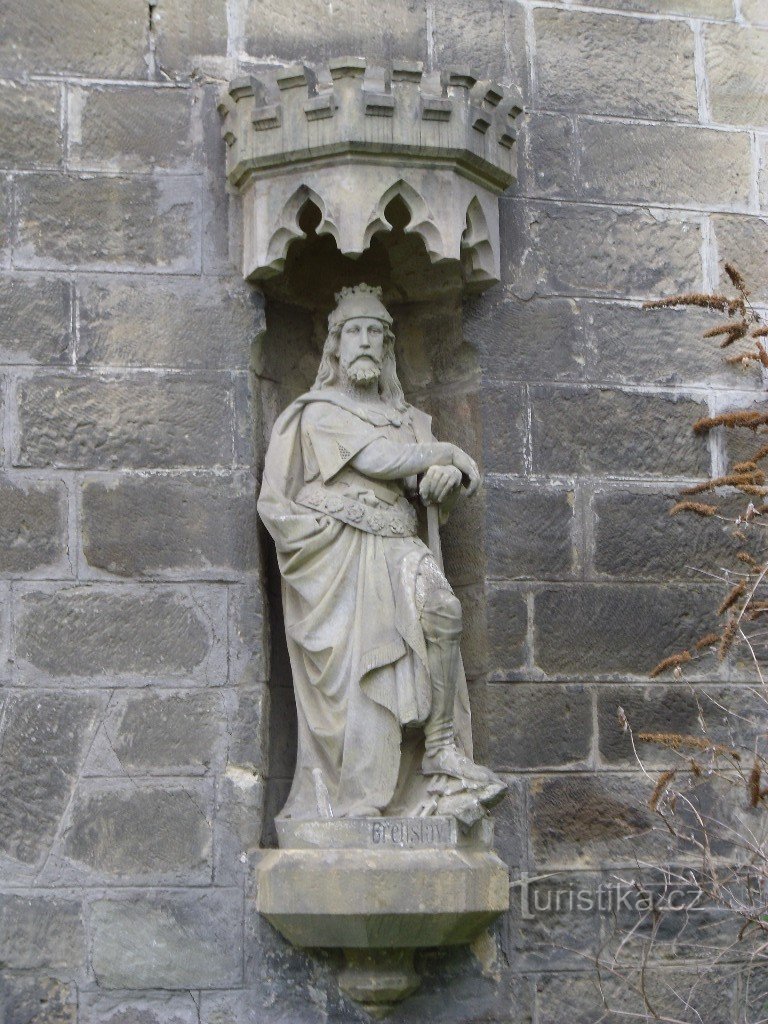 Chrudim - estatua de Břetislav I.