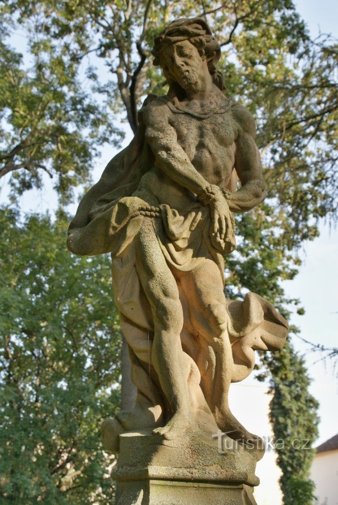 Chrudim - Ecce Homo en Mater Dolorosa beelden in Michalské park