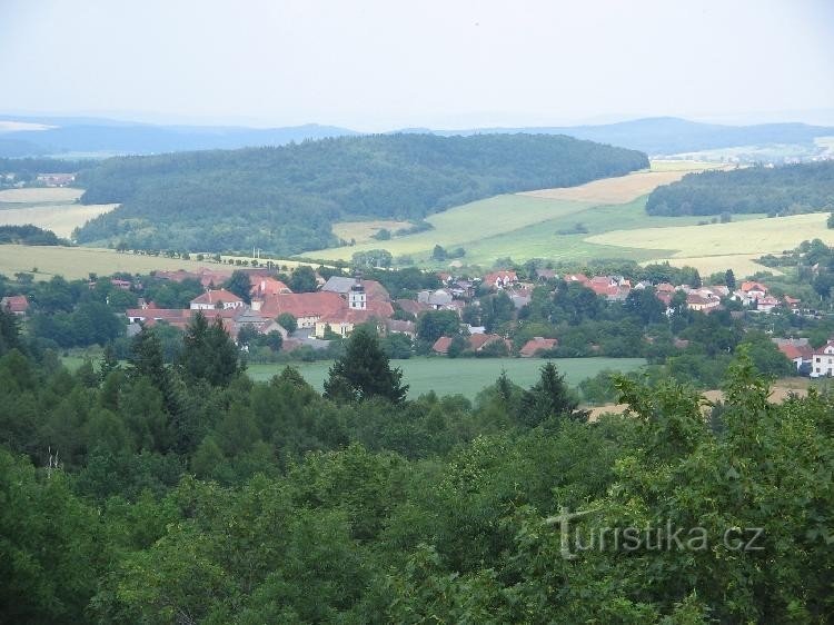 Chudenice - a Bolfanek-kilátóból