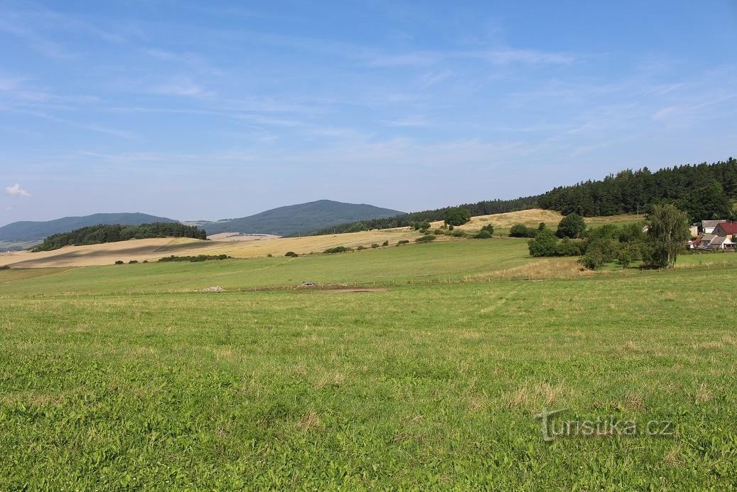 Chudenická vrcovina, Běleč