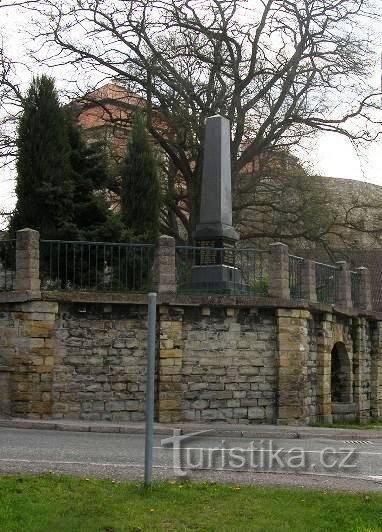 Chvalkovice - monument till offren för 1st St. krig