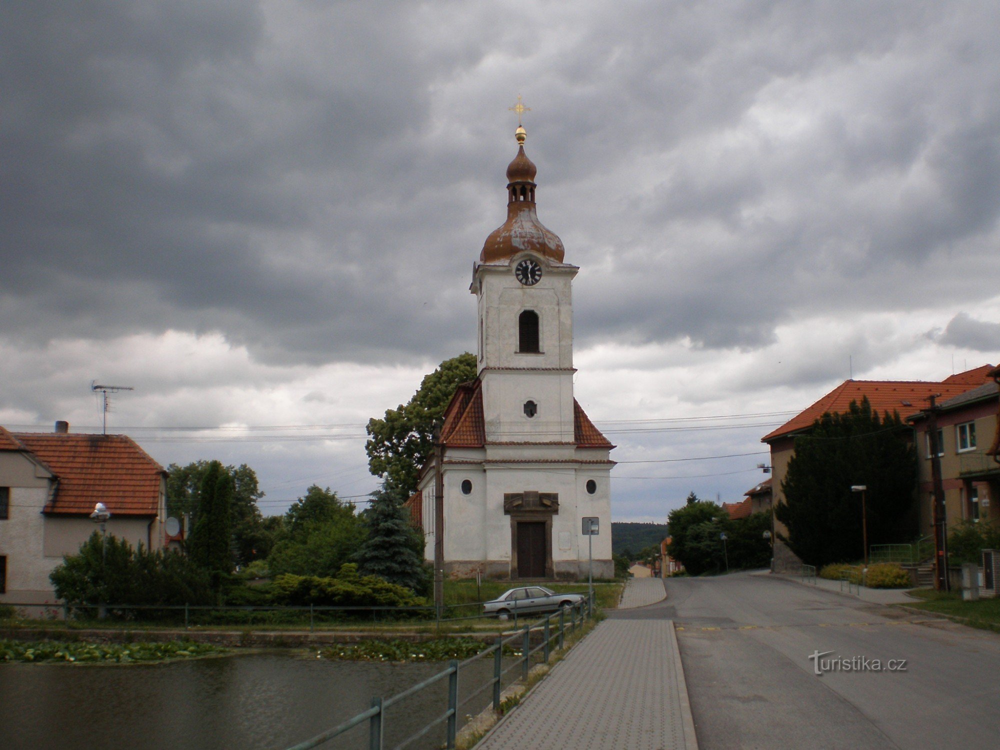 Chyňava - Szent István-templom. Prokopius