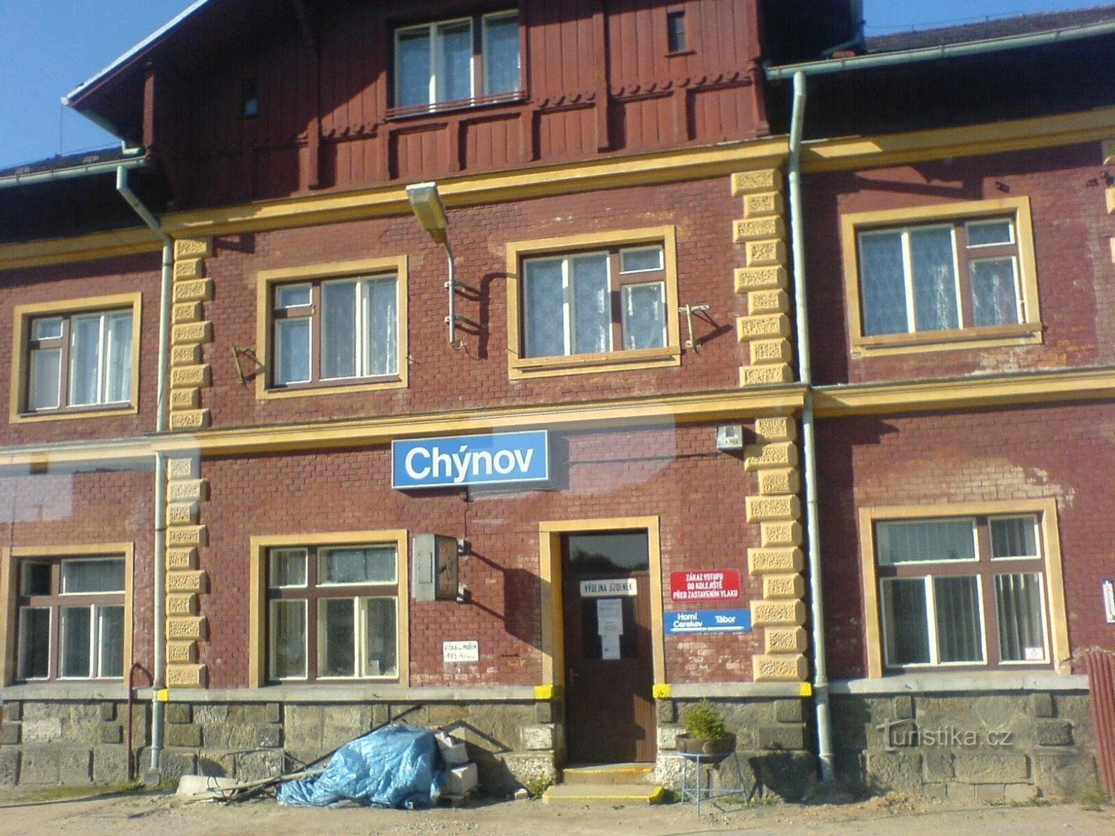 Chýnov - railway station