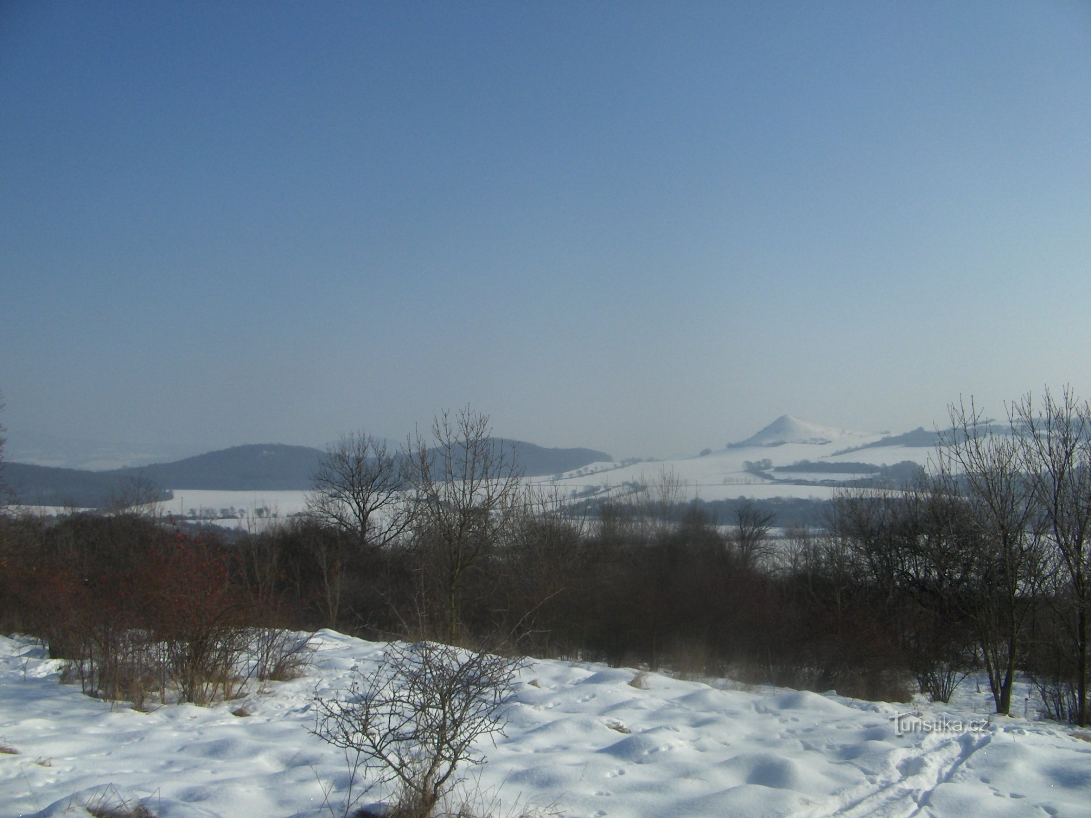 Číčov från Chramecký vrch