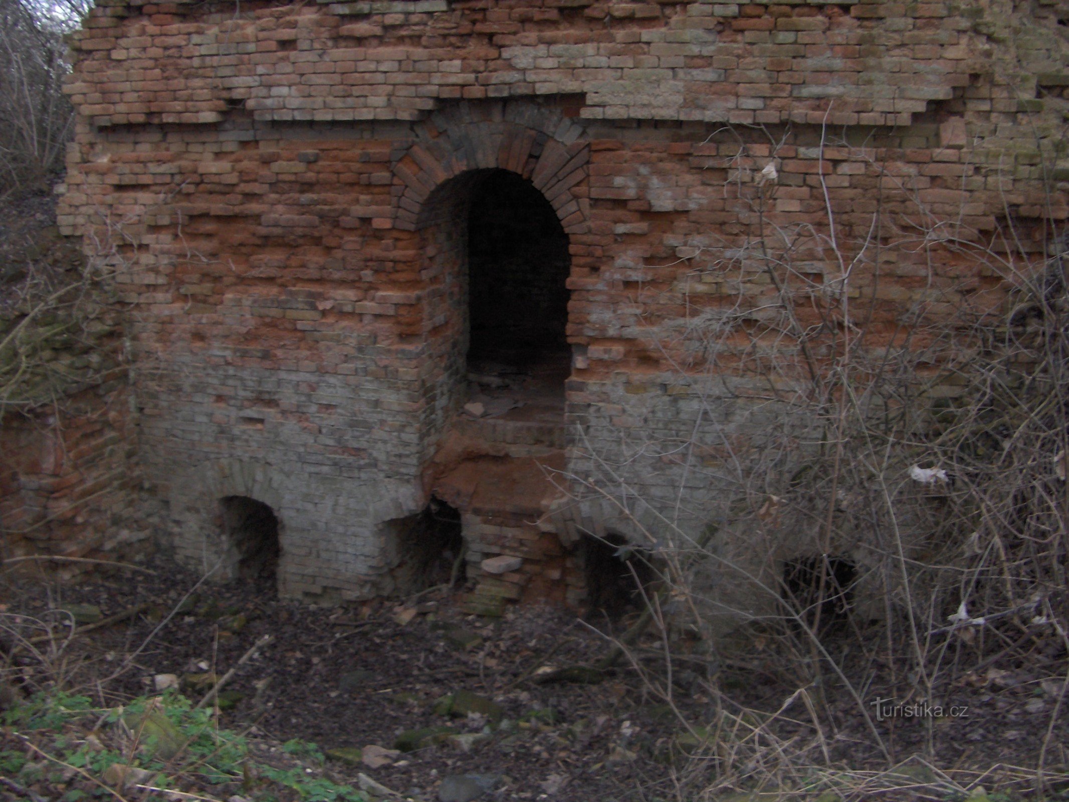 Forno de tijolos.