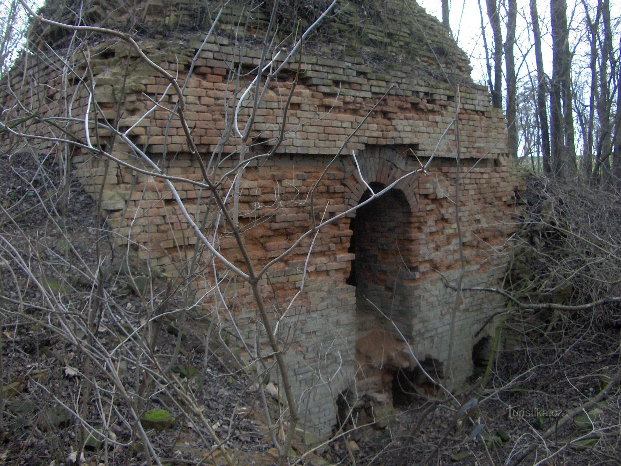 Forno de tijolos.