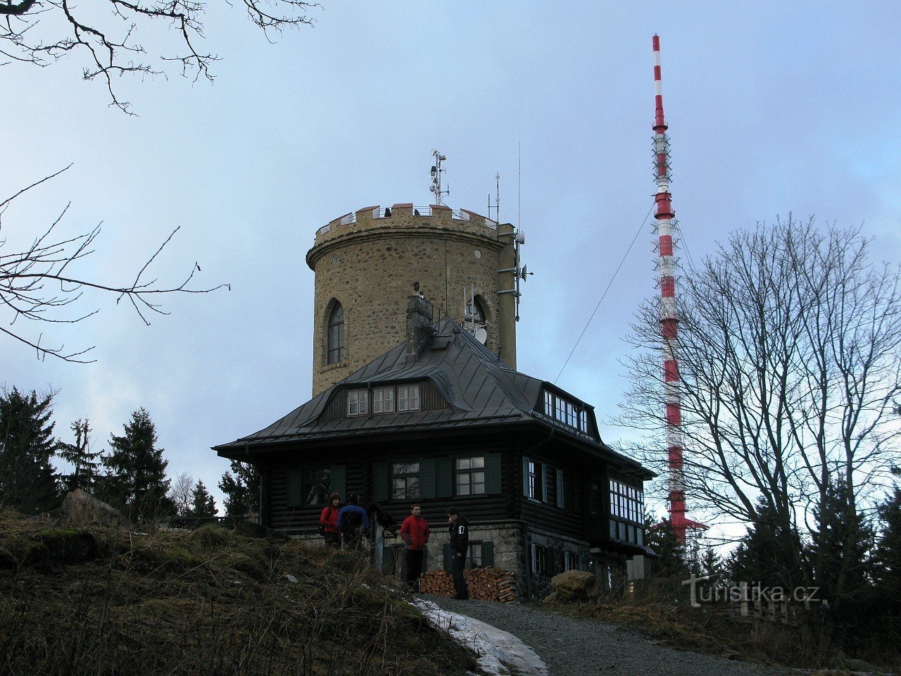 The destination of our trip - the lookout tower on Kleti