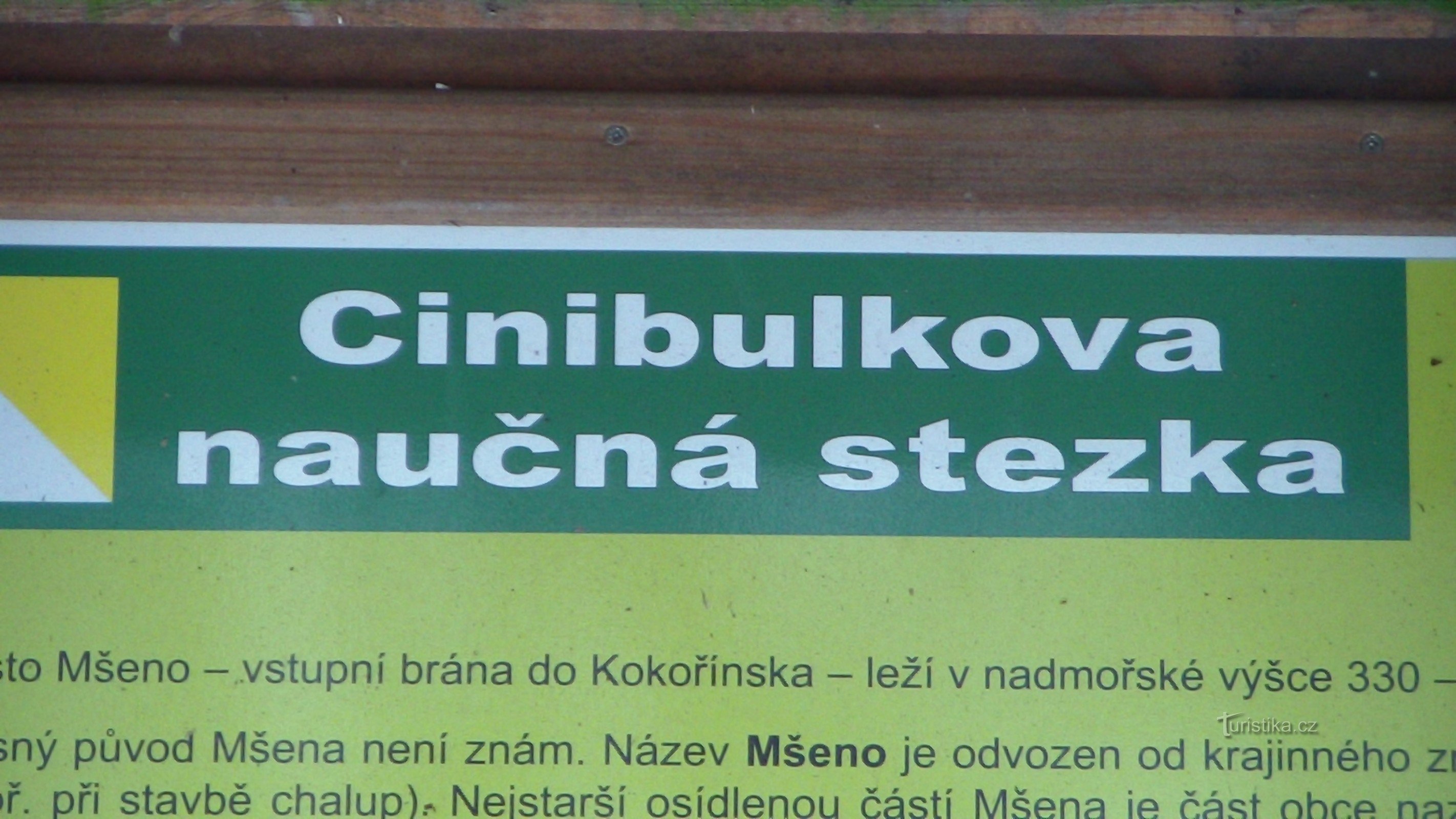 Sentiero naturalistico Cinibulkova