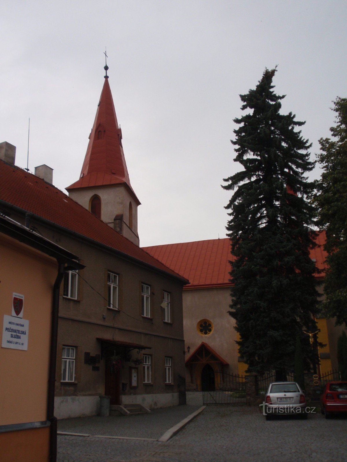 Monumenti della chiesa della città di Chotěboře