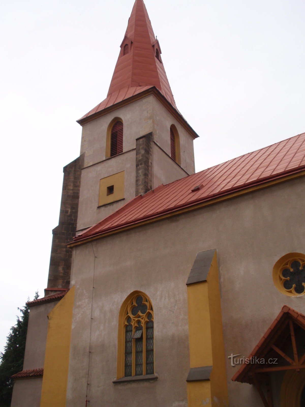 Kyrkliga monument i staden Chotěboře