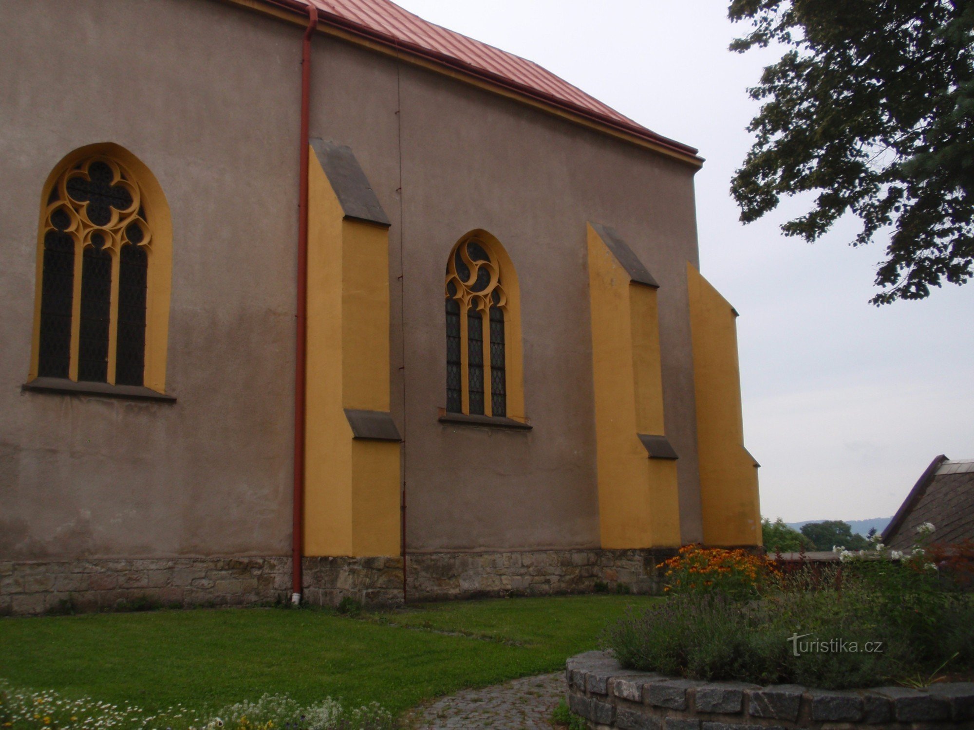 Kyrkliga monument i staden Chotěboře