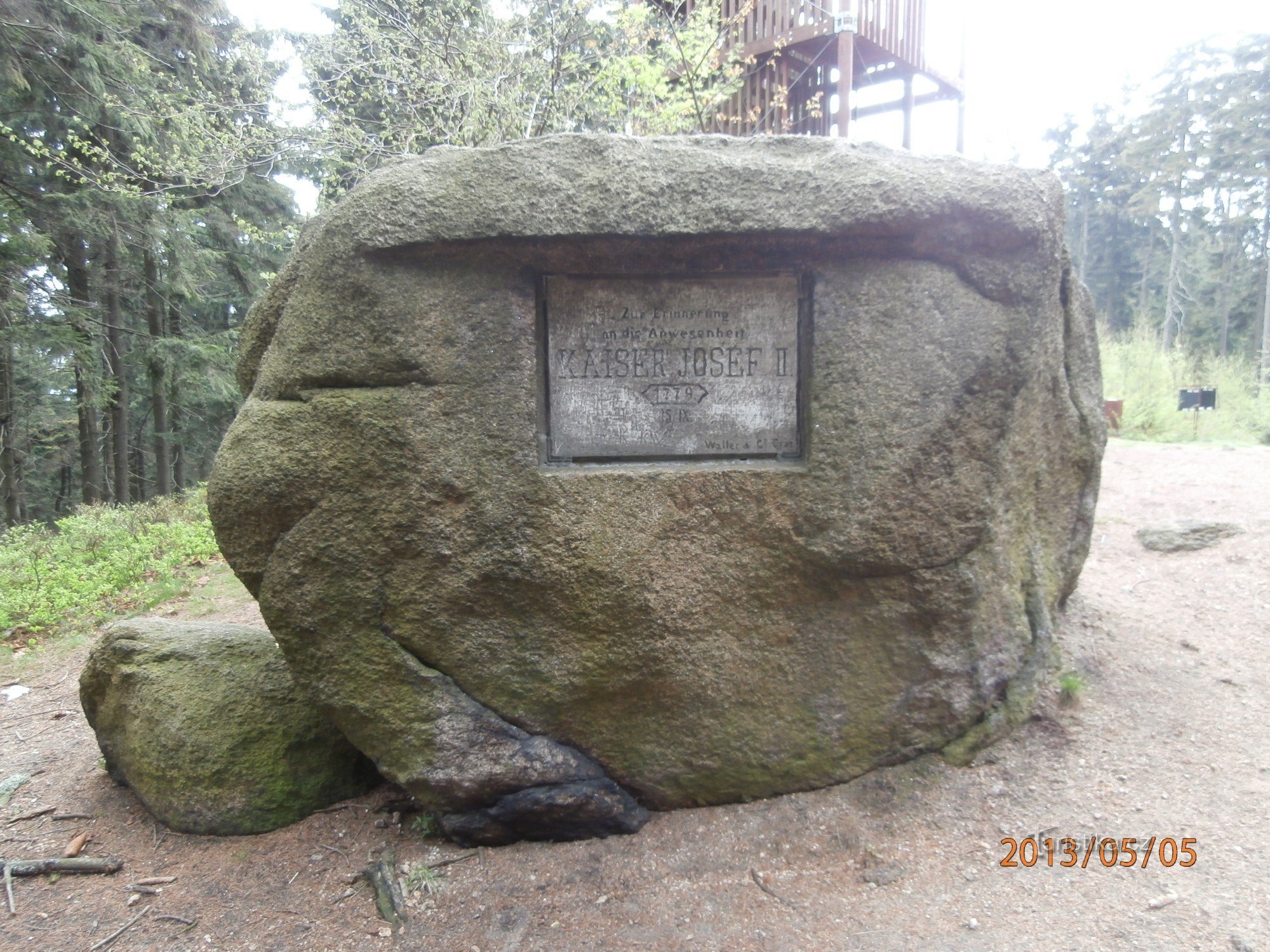 Cabaña de piedra imperial sobre Prosečí