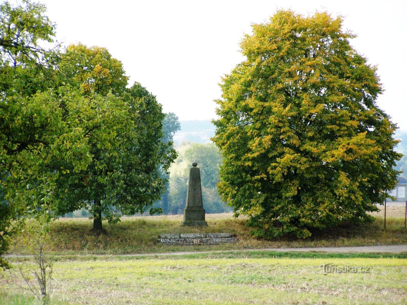 Čisteves - monument över det preussiska 2:a Magdeburgska infanteriregementet nr 27