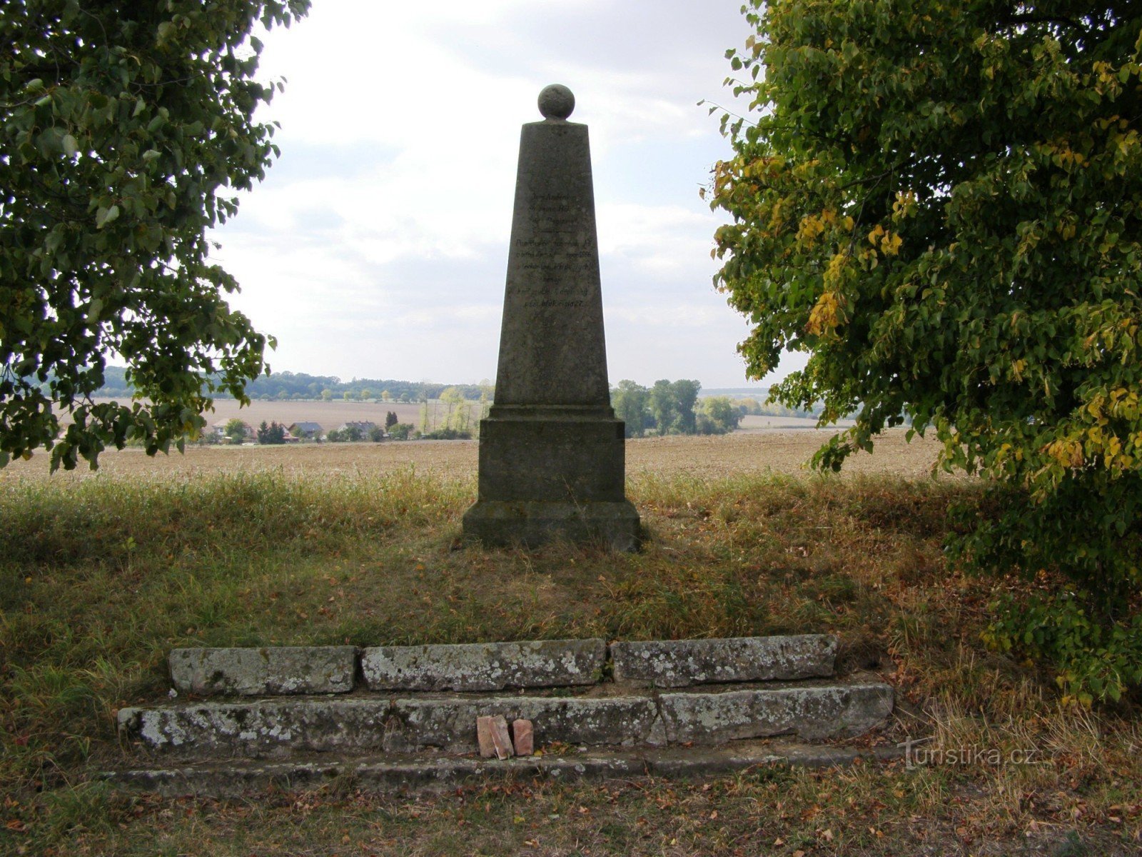 Čisteves - monument över det preussiska 2:a Magdeburgska infanteriregementet nr 27
