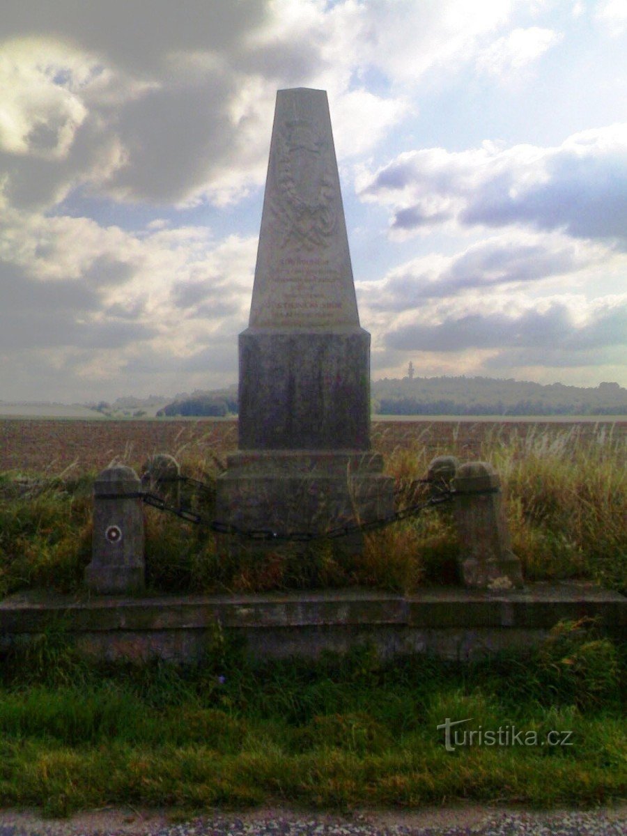 Čisteves - monument till det österrikiska infanteriregementet nr 61