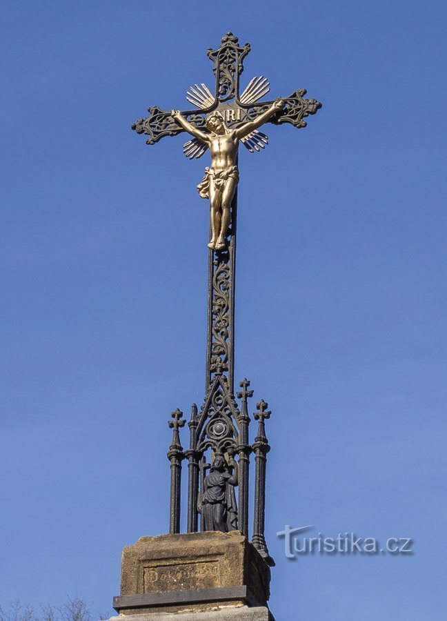 Crhov - krzyż przy młynie Walentego