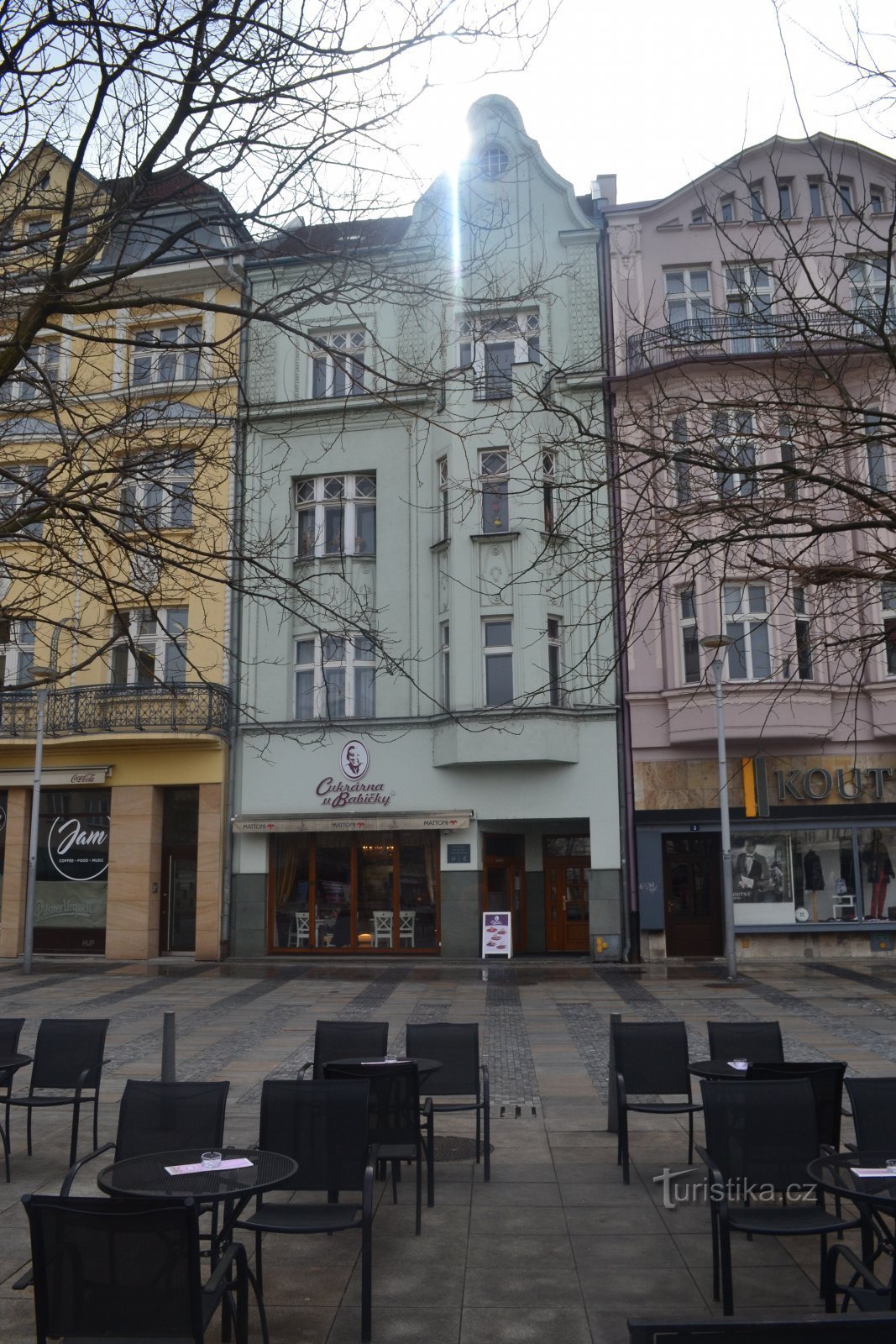 Patisserie u Babička also with outdoor seating