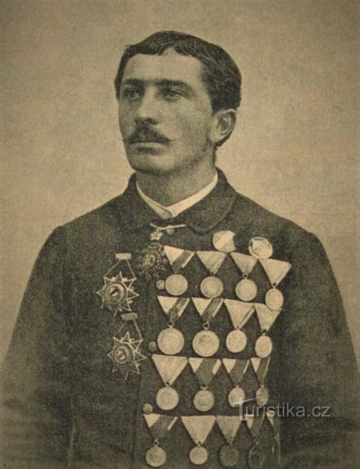 Чемпион по велоспорту Франтишек Похманн