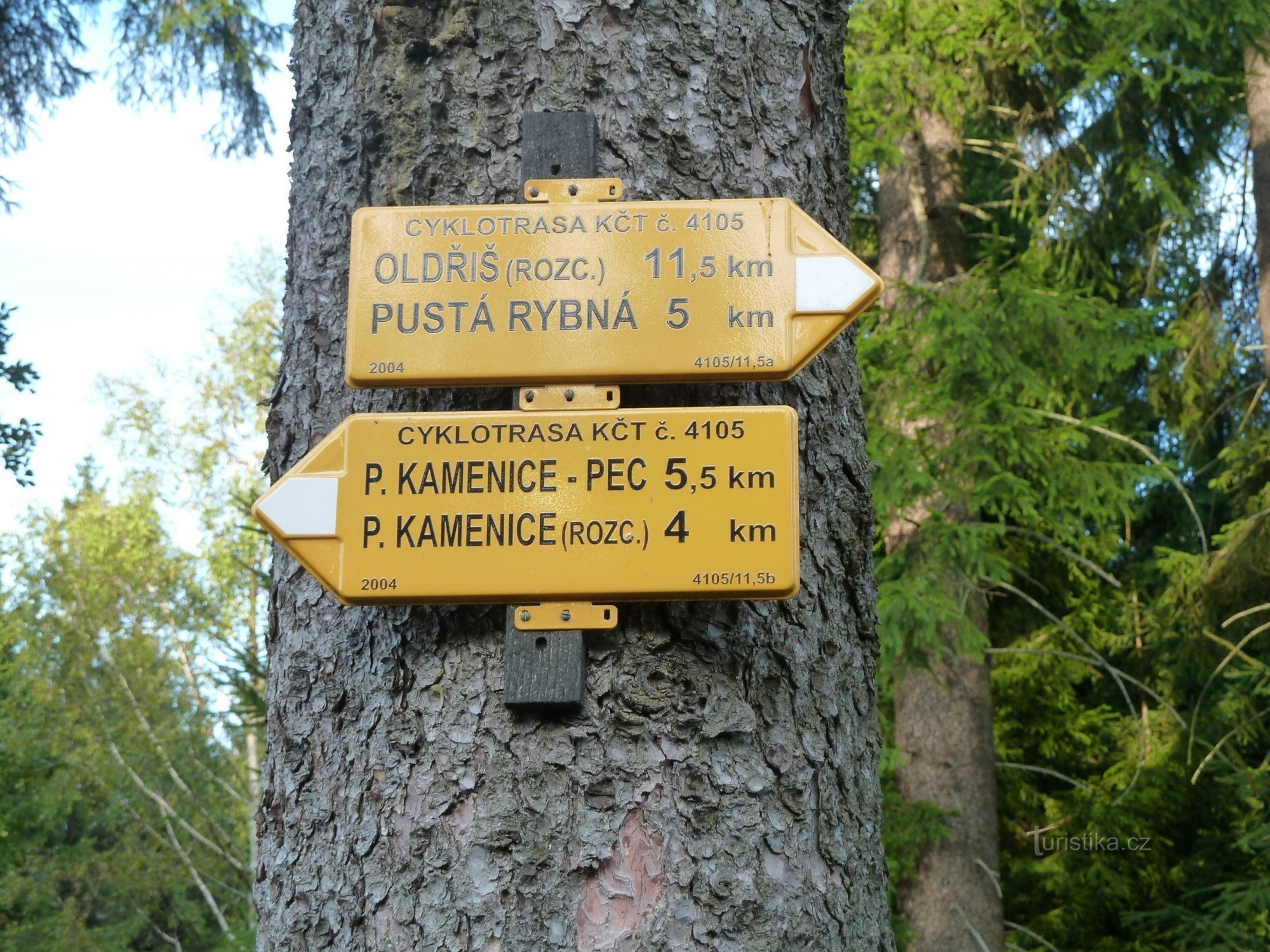 cycle route Spálený kopec