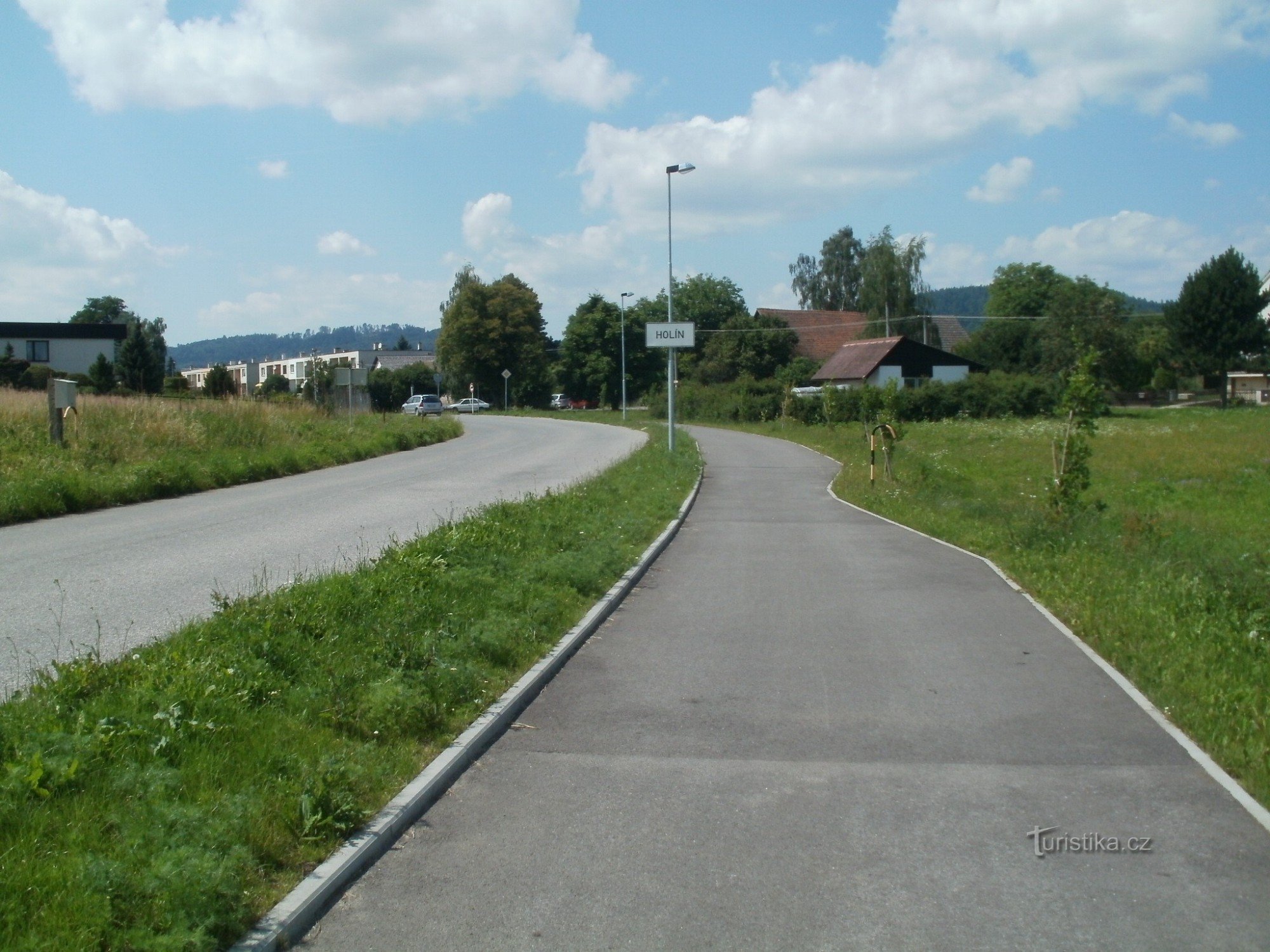 cykelväg Jičín - Holín