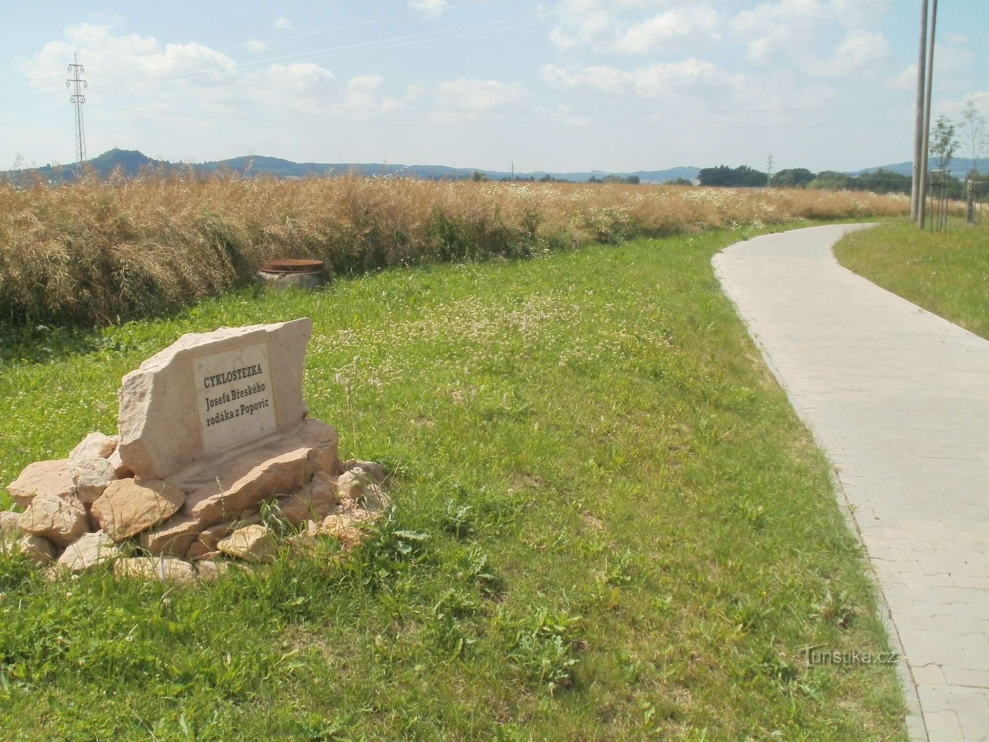 fietspad Jičín - Popovice