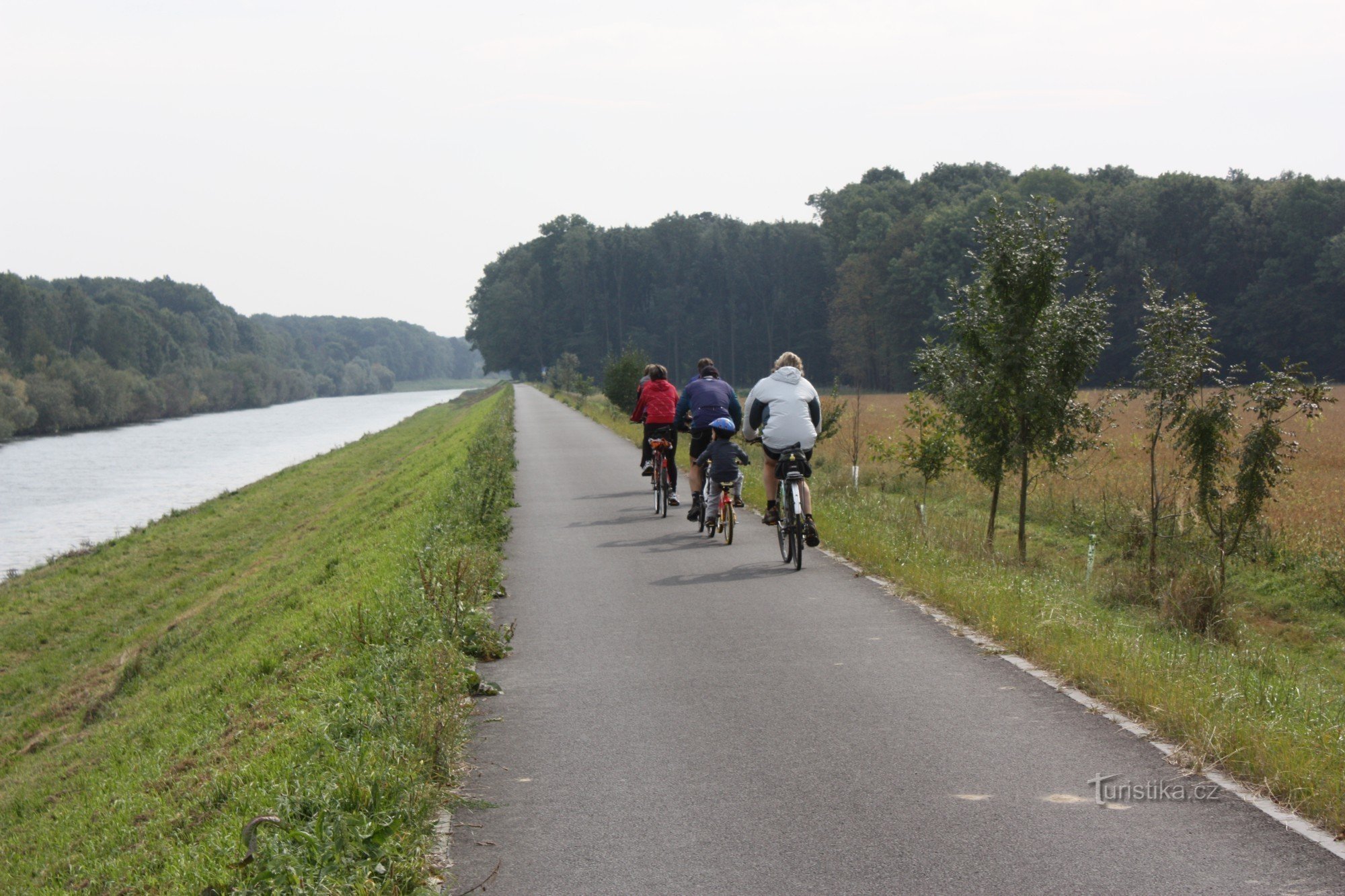 Kroměříž - Carril bici de Kvasice