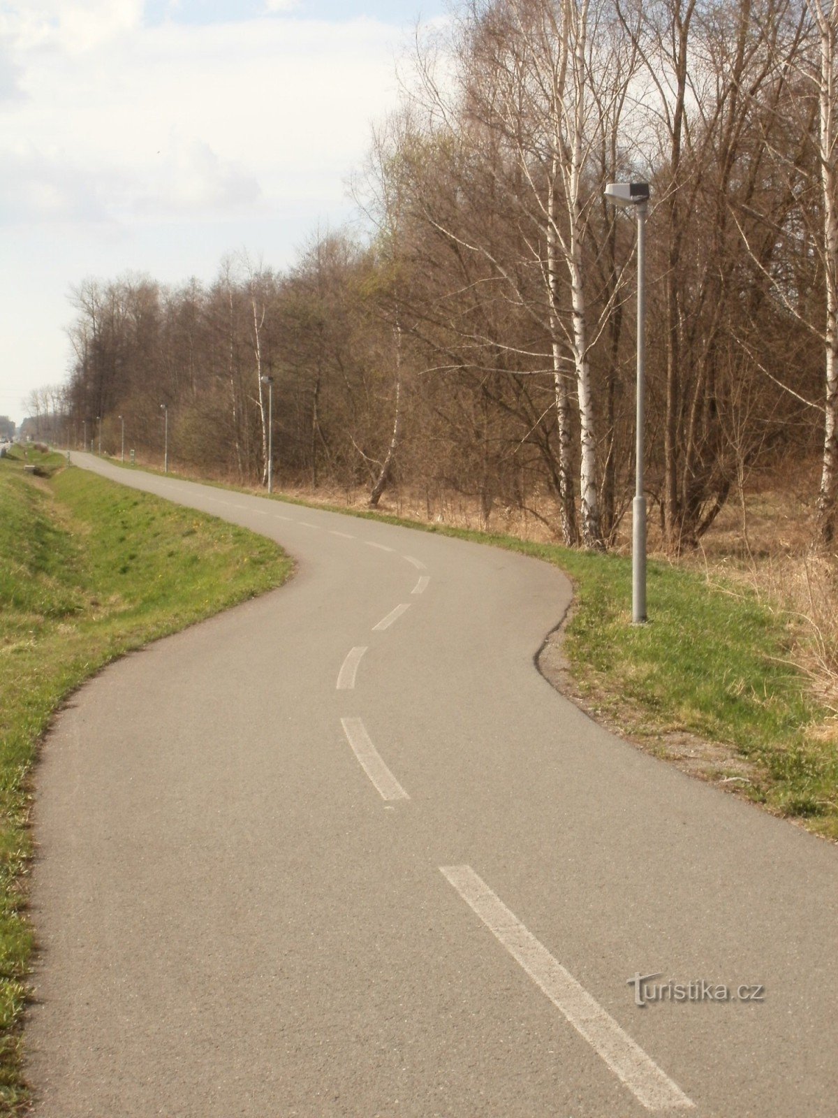 cycle path near Týniště nad Orlicí