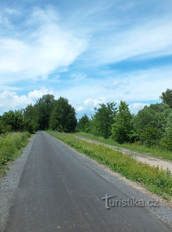 Radweg, Abschnitt Paskov – Sviadnov