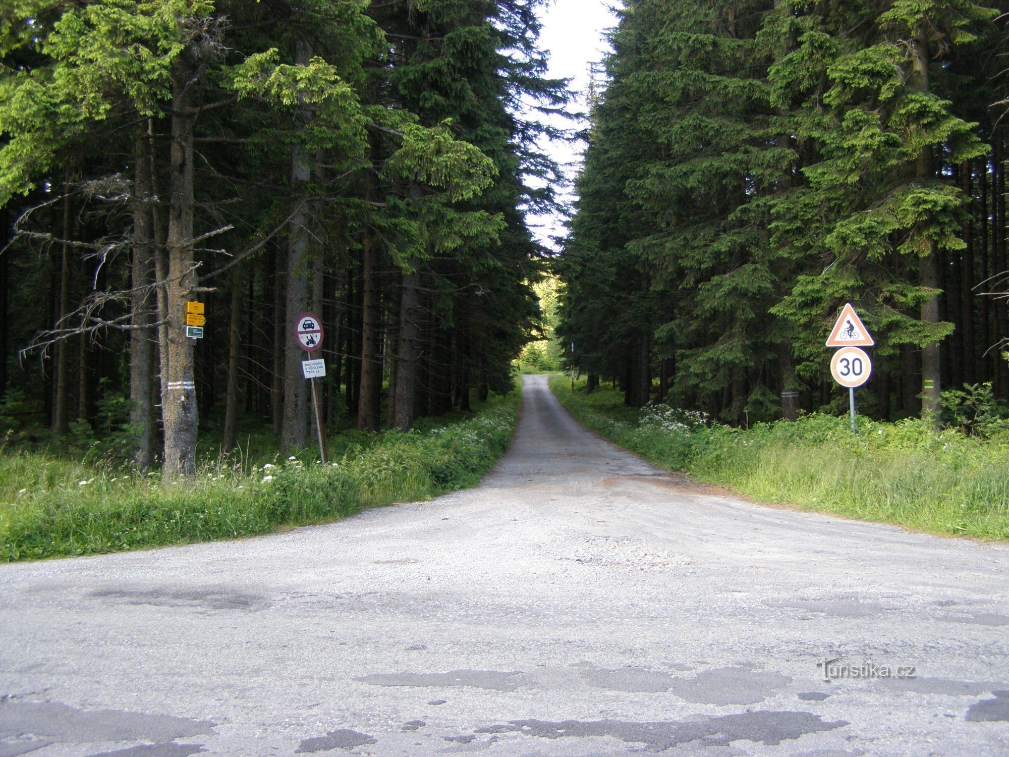 skrzyżowanie rowerowe - Kóta