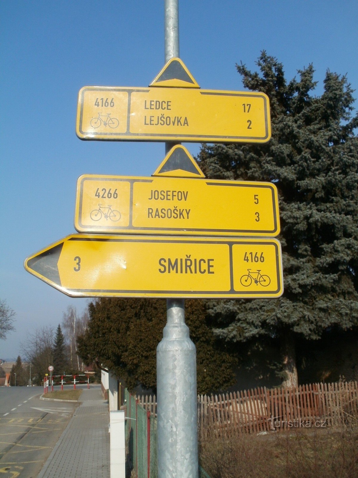 Jonction cyclable de Smržov