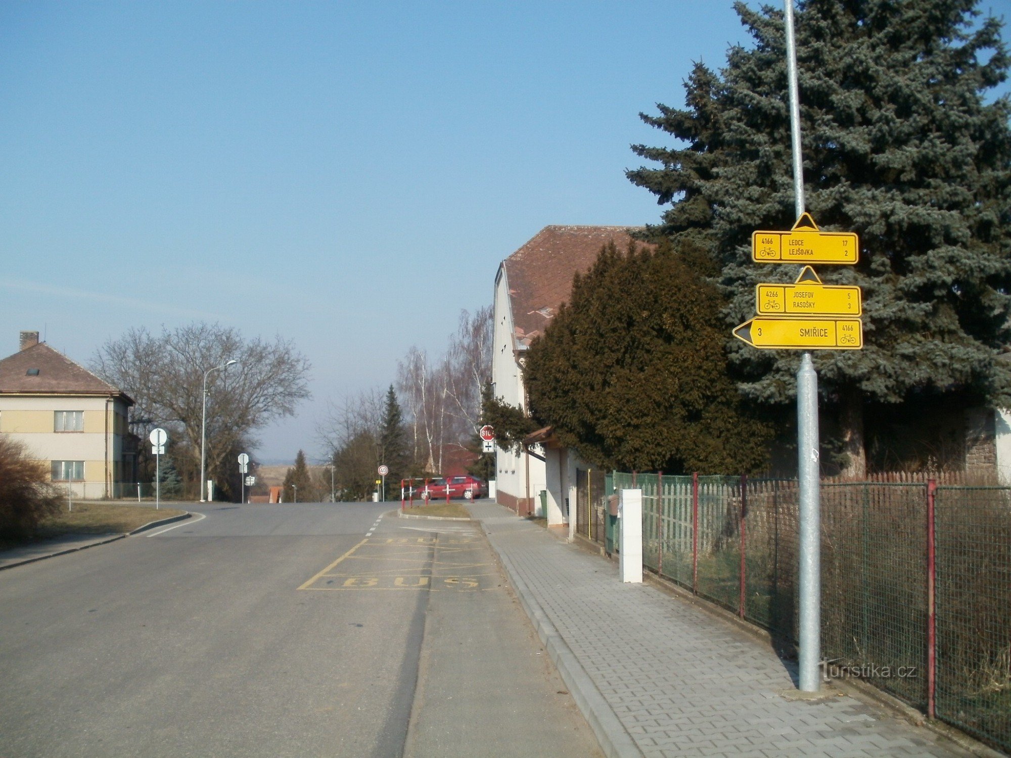 Junção de ciclismo Smržov