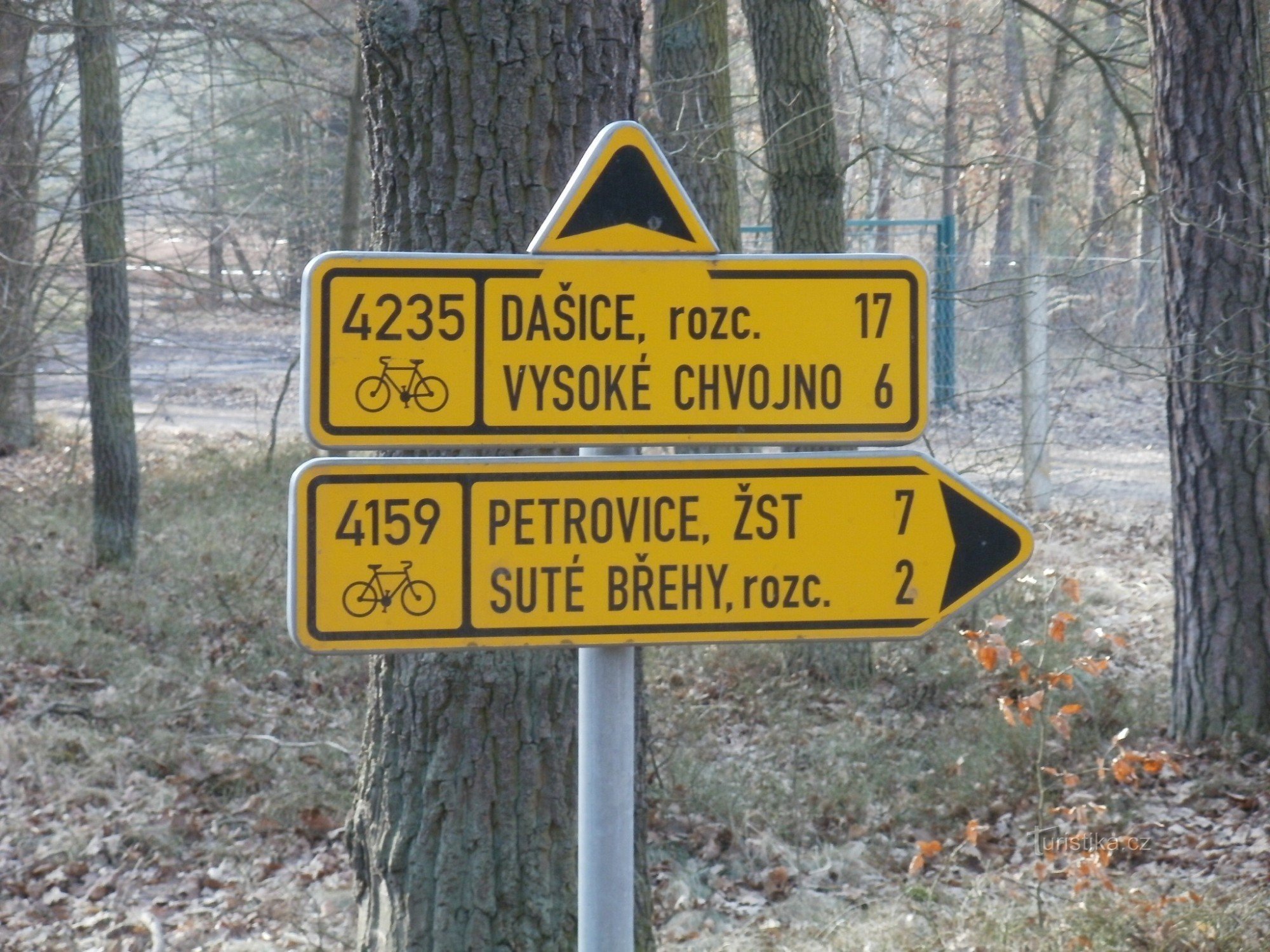 cycling junction near Albrechtice nad Orlicí