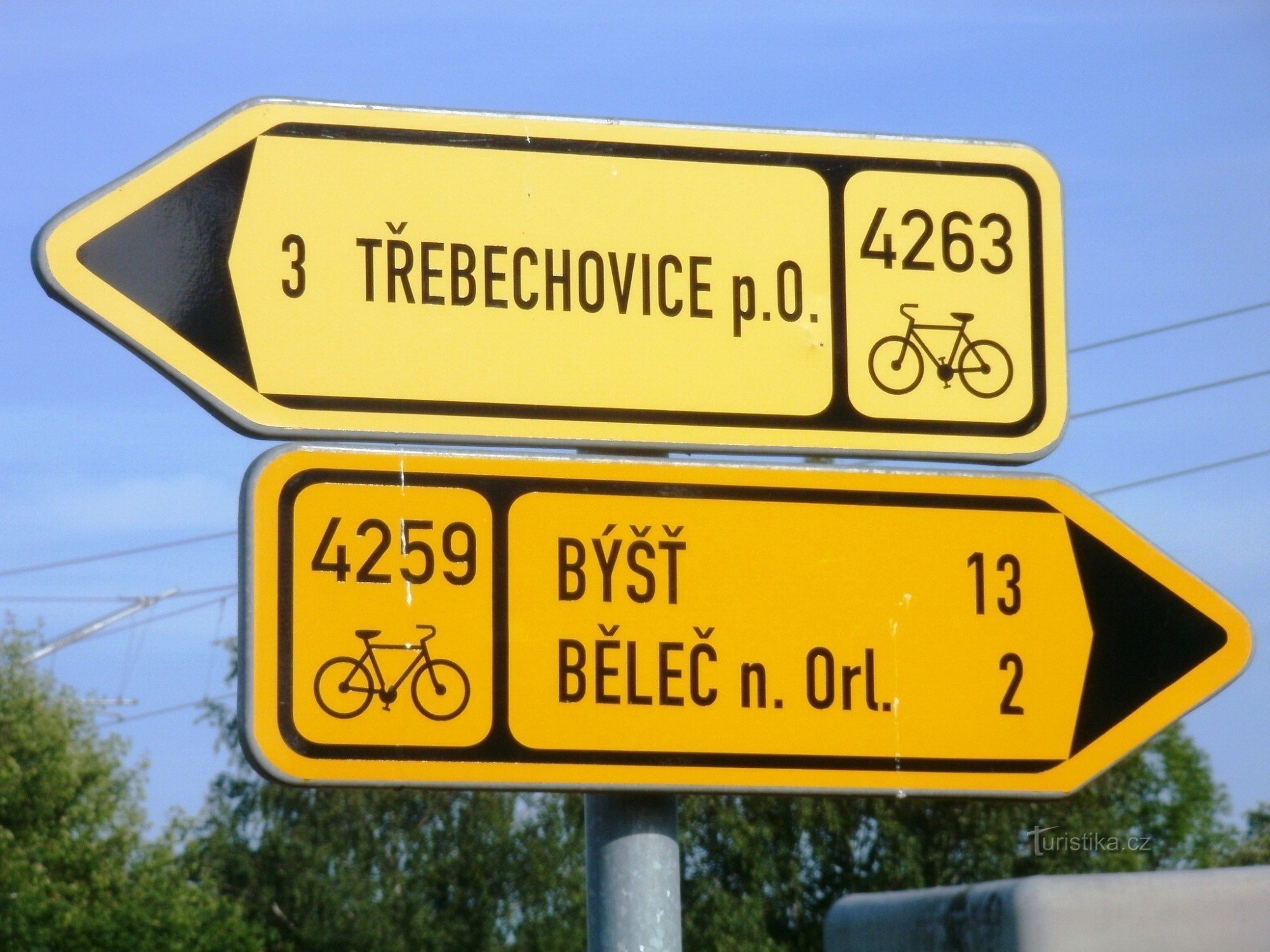 encruzilhada de ciclismo - em Nepasic, no cruzamento