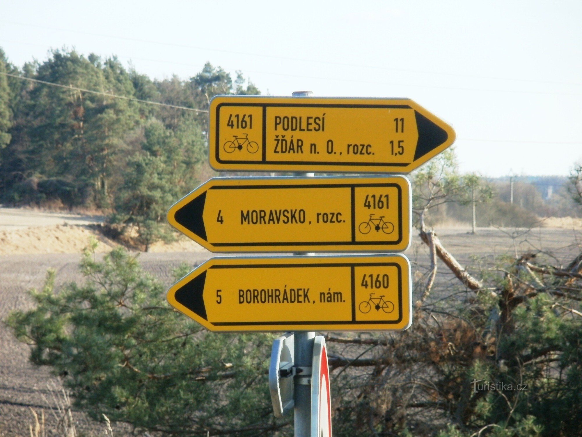 Fahrradknotenpunkt U Světlá