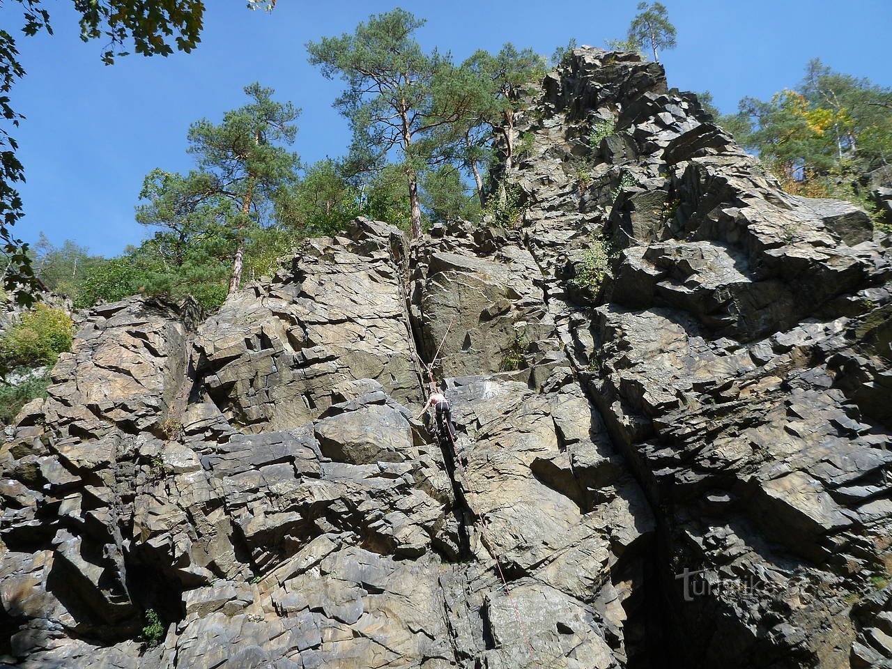 Radtour zu Kružberské skály und der für Schiefer berühmten Landschaft - Teil eins.