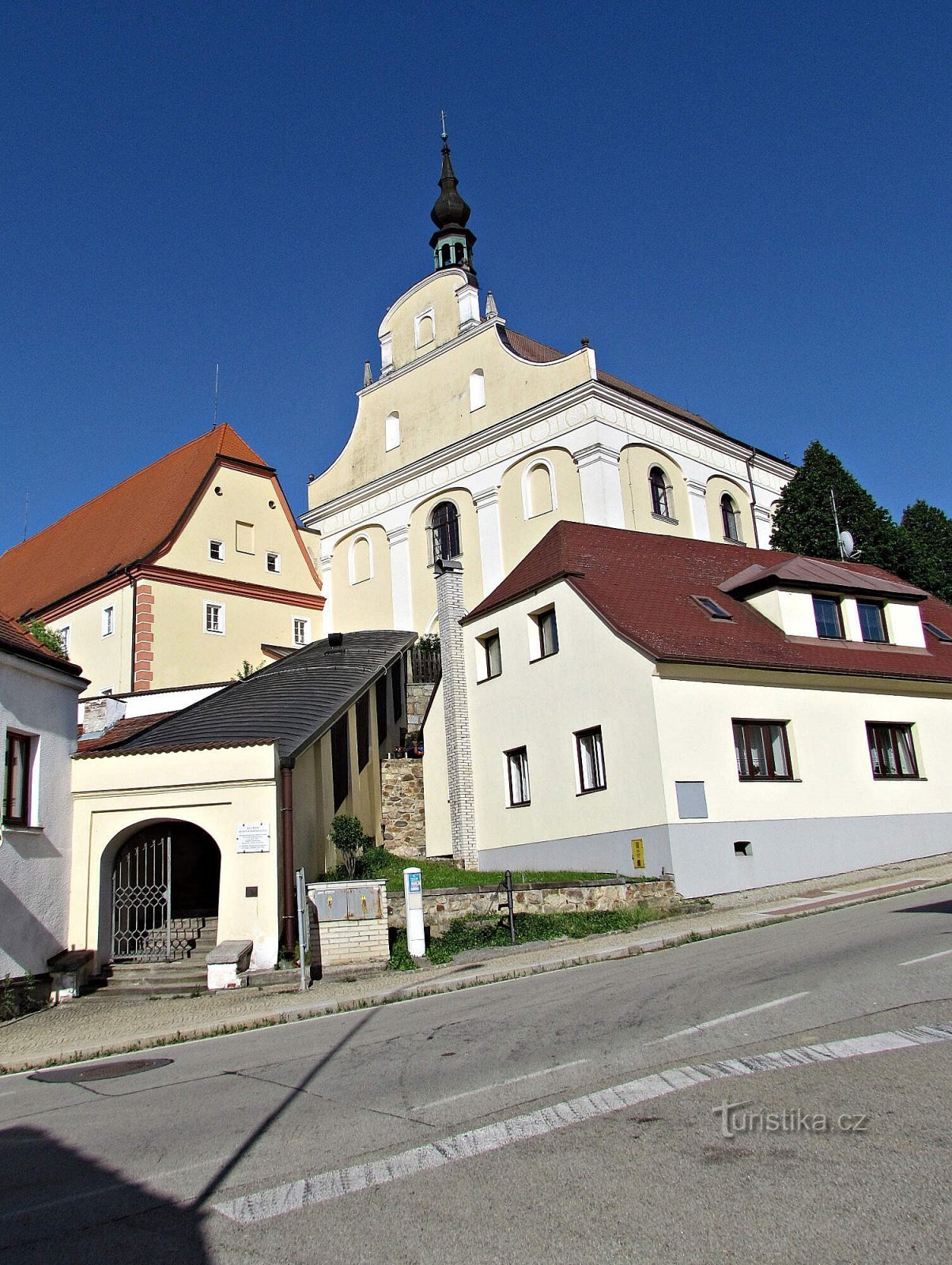 Dačice - de kerk van St. Antonius van Padua