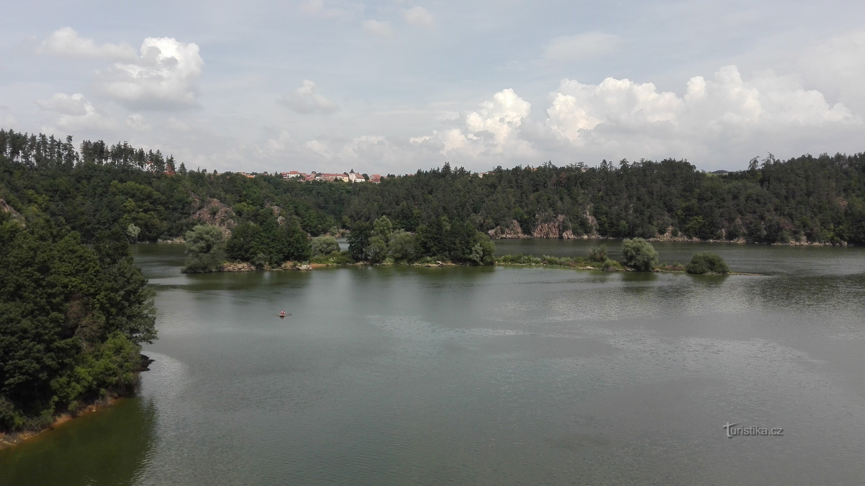 Dalešická dam.