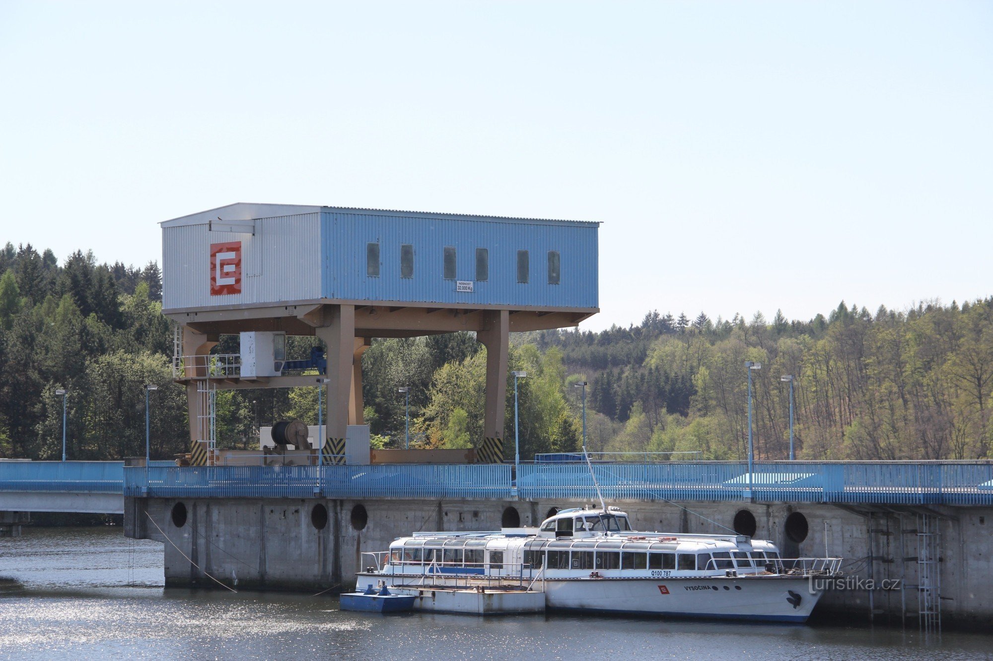 Dalešická dam - дамба