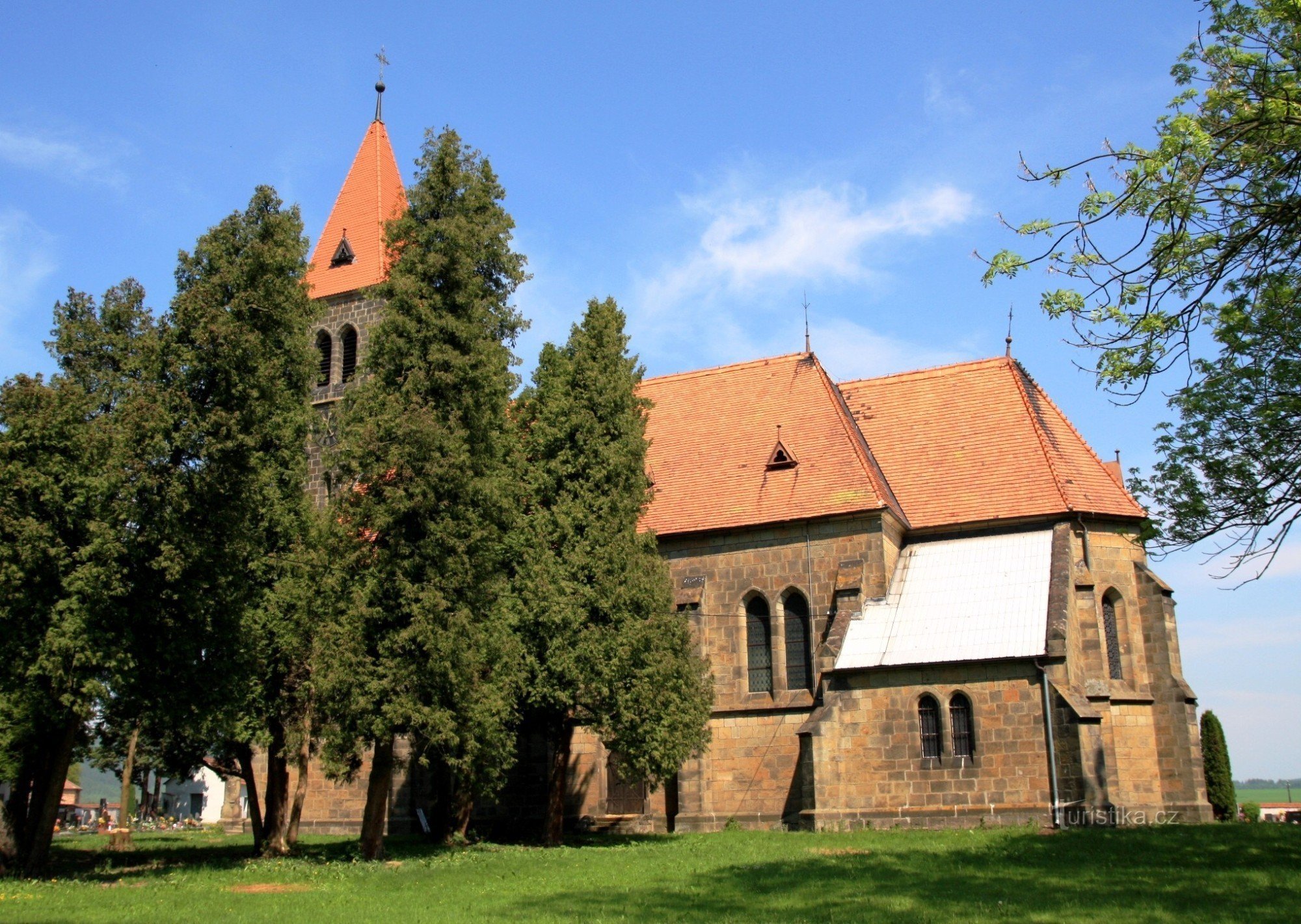 Damníkov - Szent István-templom. Keresztelő János