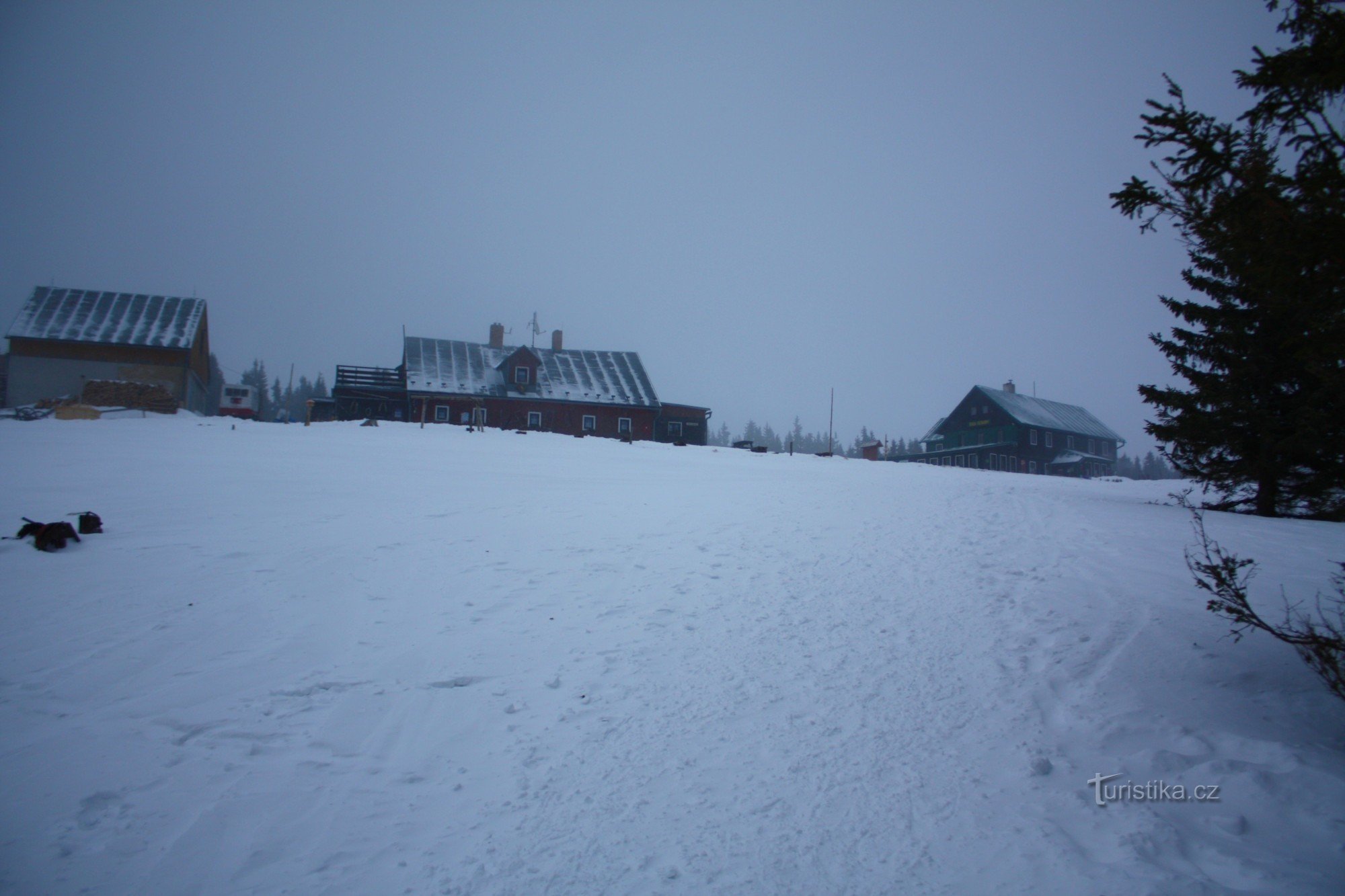 Děčín shed and mountain hut Růžohorka